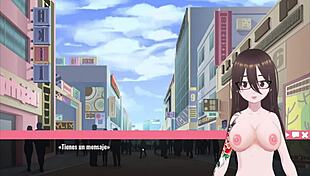 exploring her new memory in juguemos 02, an anime adventure with big tits and ass