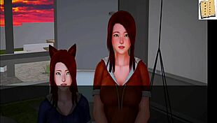 My new family episode 113 with anime teen characters