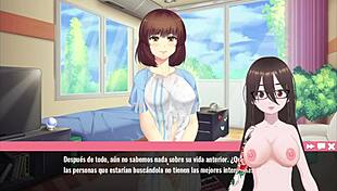 exploring her new memory in juguemos 02, an anime adventure with big tits and ass