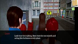 My new family episode 113 with anime teen characters