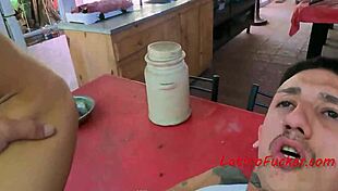 Tending to Latino Wood in the Forest Bareback