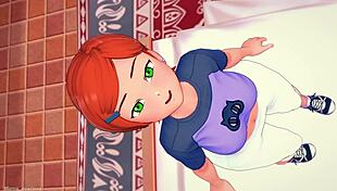 Gwen Hentai 3D Ready For Bed Fun Adult Version With Big Ass.