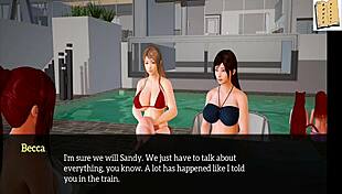 My new family episode 113 with anime teen characters