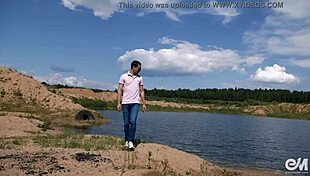 Naked men at the car wash engage in gay masturbation, leading to outdoor jerking and a huge cumshot on cocks