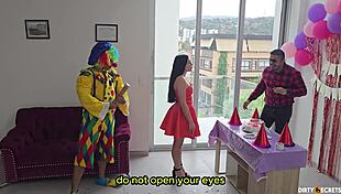 I sneakily fuck the birthday girl at her father’s house while he’s at work