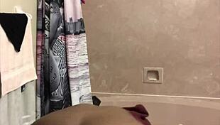 gay guy gets tricked into gaping and squirting in public