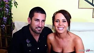 this couple with a busty wife got picked up for a casting couch session