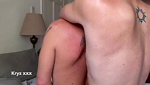 Morning horny rush with wild Mexican cock action