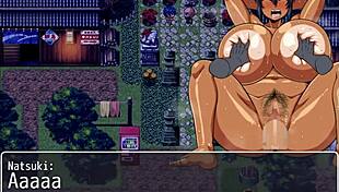 Hey, tanned girl natsuki gets fucked all night by perverted ghost in hentai game ep 18 😈