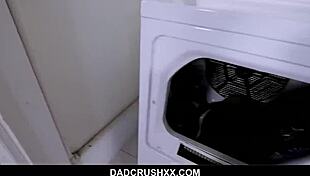 Feeling the thrill as slutty teen avi love gives stepdad a sloppy wet blowjob