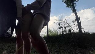stranger fucks cxlila in public park