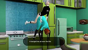 danny phantom totally fucks his mom in this sims 4 scene!