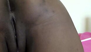 African Ebony Babe Bent Over For Interracial Doggystyle Creampie POV Cumshot. Homemade Black Action.