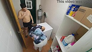 i'm banging this latina maid on the laundry machine, her wet pussy drives me crazy every time.