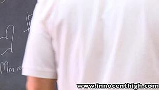 i fucked innocent dillion harper in classroom with her firm tits