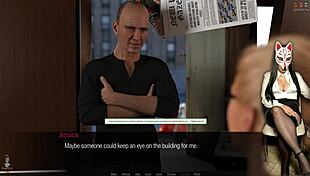 Long legs tease old dude's crotch in john episode 32