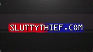 Stealing Teen Made To Do It In Office