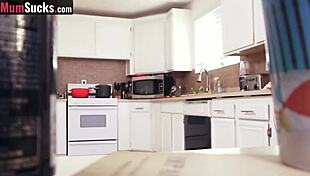 busty blonde milf cheats on husband with stepson