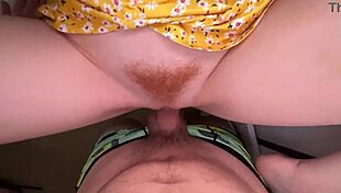 Redhead Stepsister Stuck In Dryer, I Fuck Her Tight Pussy