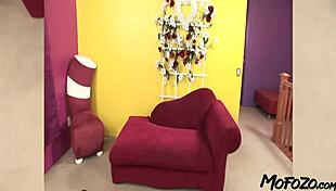 mofozo com brunette step sister swallows cum after sloppy blowjob