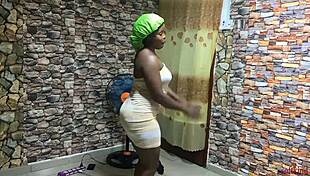 Damn, this monster black shaft drives me wild every morning!