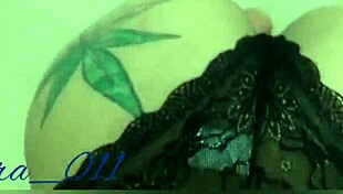 young girl performing deep throat on a large black penis in amateur hardcore style