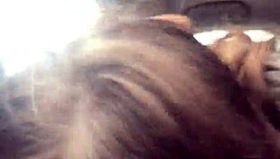 Lesbian Bestie Gags Hard on Facefuck During Wild Car Ride!
