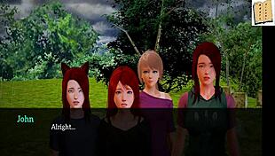 New family cartoon episode with teens and milfs