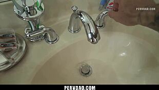 my stepdaddy can't stop fucking me with his monster cock 😈 petite girl gets it all