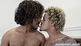 Wild gay assfucking party before carnival in São Paulo