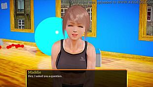 My new family 397 features brunette with big tits in erotic cartoon adventures