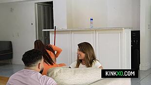 Raquel Feels Excited Joining Stepson And Girlfriend