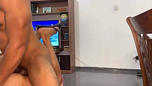 Venezuelan Singer's Secret Anal Fiesta in the Gym with Big Black Cock.