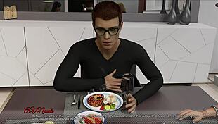 She says, 'alternate existence with big tits and monster cock'