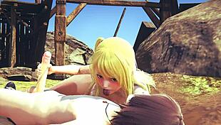 Fairy Tail and One Piece Hentai Featuring Lucy and Nami in Threesome