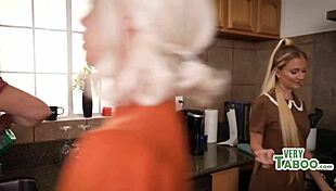 Teeny Tiny Blonde Stepdaughter Fucks Clueless Stepdad On Thanksgiving