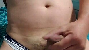 Gay Boy Enjoying Private Time In Underwear