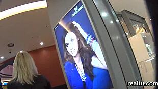 Stunning Czech Nympho Seduced in Mall and Drilled POV