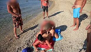 Ultimate Anal Cumshot Party In Mykonos Public Group