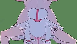 watch purah and paya subtly suck link's big dick in this cartoon anime hentai with big ass