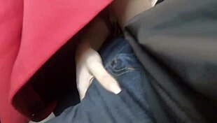 Teen 18+ Delivers Intense Public Airplane Blowjob, Swallowing Cum!