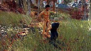 stan and jonathan blowjob in forest