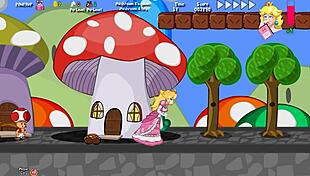 peach's untold tale with big boobs in hentai world 1-1 2 😍