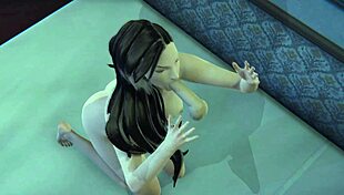 Laura Matsuda Intensely Sucks Huge Cock in 3D Porn Scene!