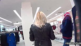 Stunning Czech Nympho Seduced in Mall and Drilled POV