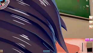 Heffys Hentai 3: Professor Claudia Moreno's Curvy Body and Huge Breasts in Monster Cock Action