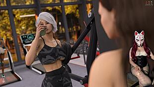 i'm watchin steps of debauchry 33 with naked babez in the gym, it's kinda weird!