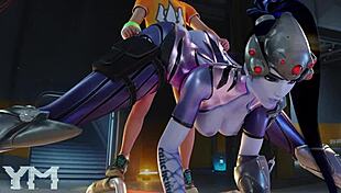 Overwatch hentai compilation packed with wild cartoon action