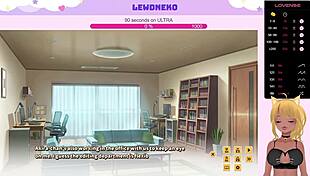 vtuber lewdneko continues playing love cubed in this fourth part