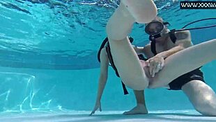 minnie manga takes a hard dick underwater in wild outdoor action